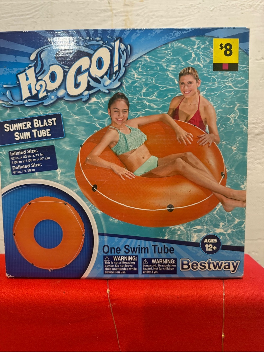 Bestway H2O GO! Orange Summer Blast Swim Tube